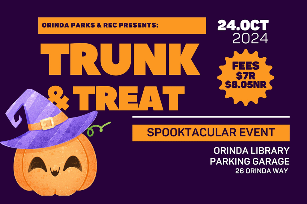 2024 Orinda Parks & Rec Trunk or Treat Event